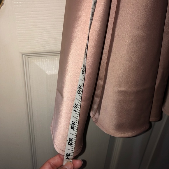 Banana Republic Long Length Maxi Skirt Size‎ 6 NEW champagne color - Picture 4 of 10